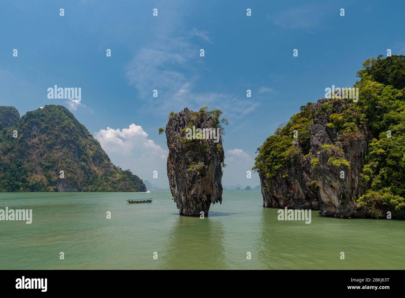 James Bond Island, featured in the movie &#x201c;The Man with the Golden Gun, Phang Nga bay, Thailand Stock Photo
