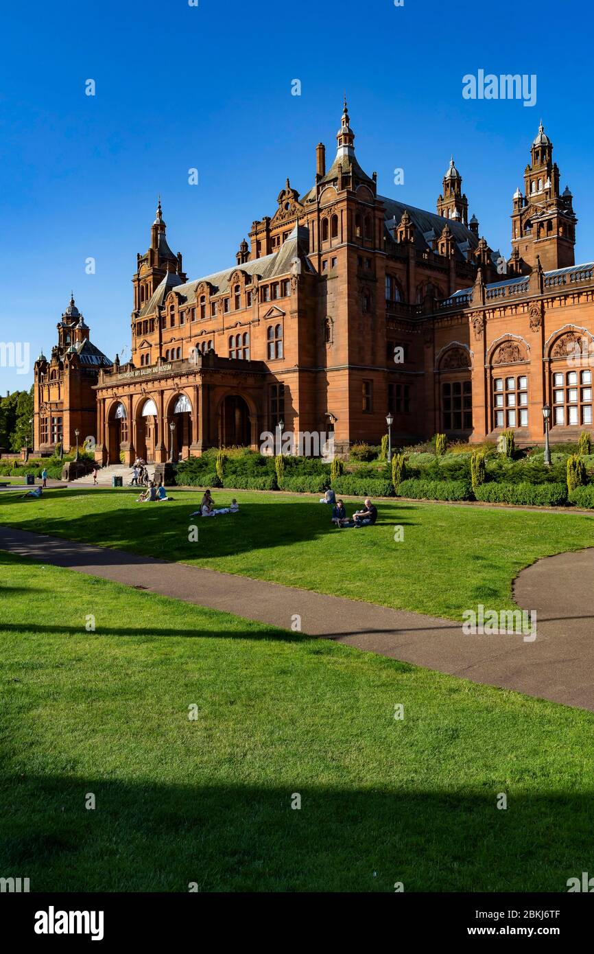 United Kingdom, Scotland, Glasgow, Kelvingrove Art Gallery and Museum Stock Photo