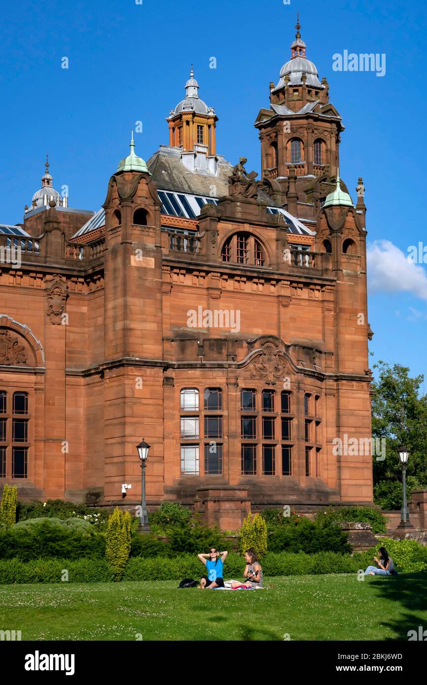 United Kingdom, Scotland, Glasgow, Kelvingrove Art Gallery and Museum Stock Photo