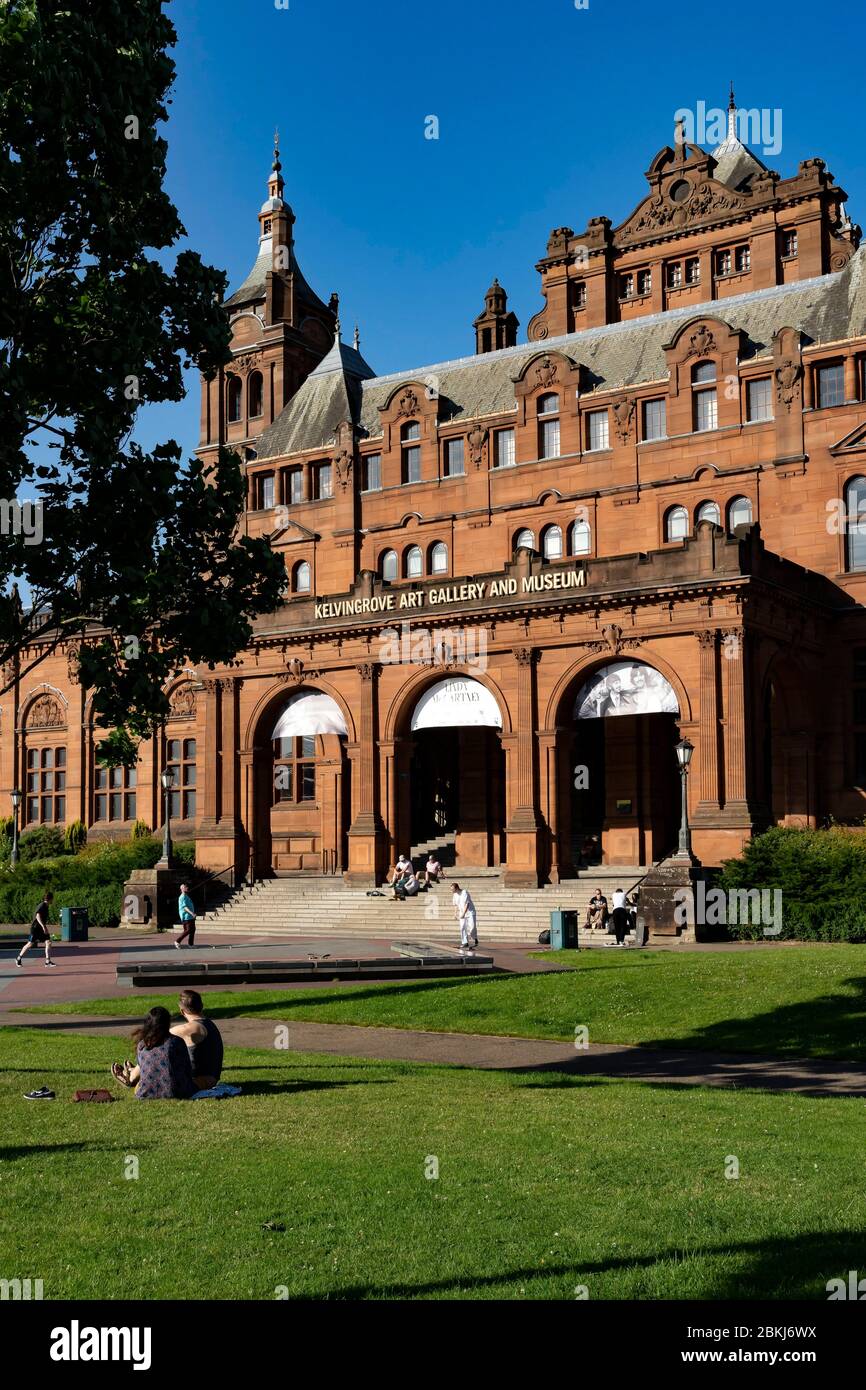 United Kingdom, Scotland, Glasgow, Kelvingrove Art Gallery and Museum Stock Photo