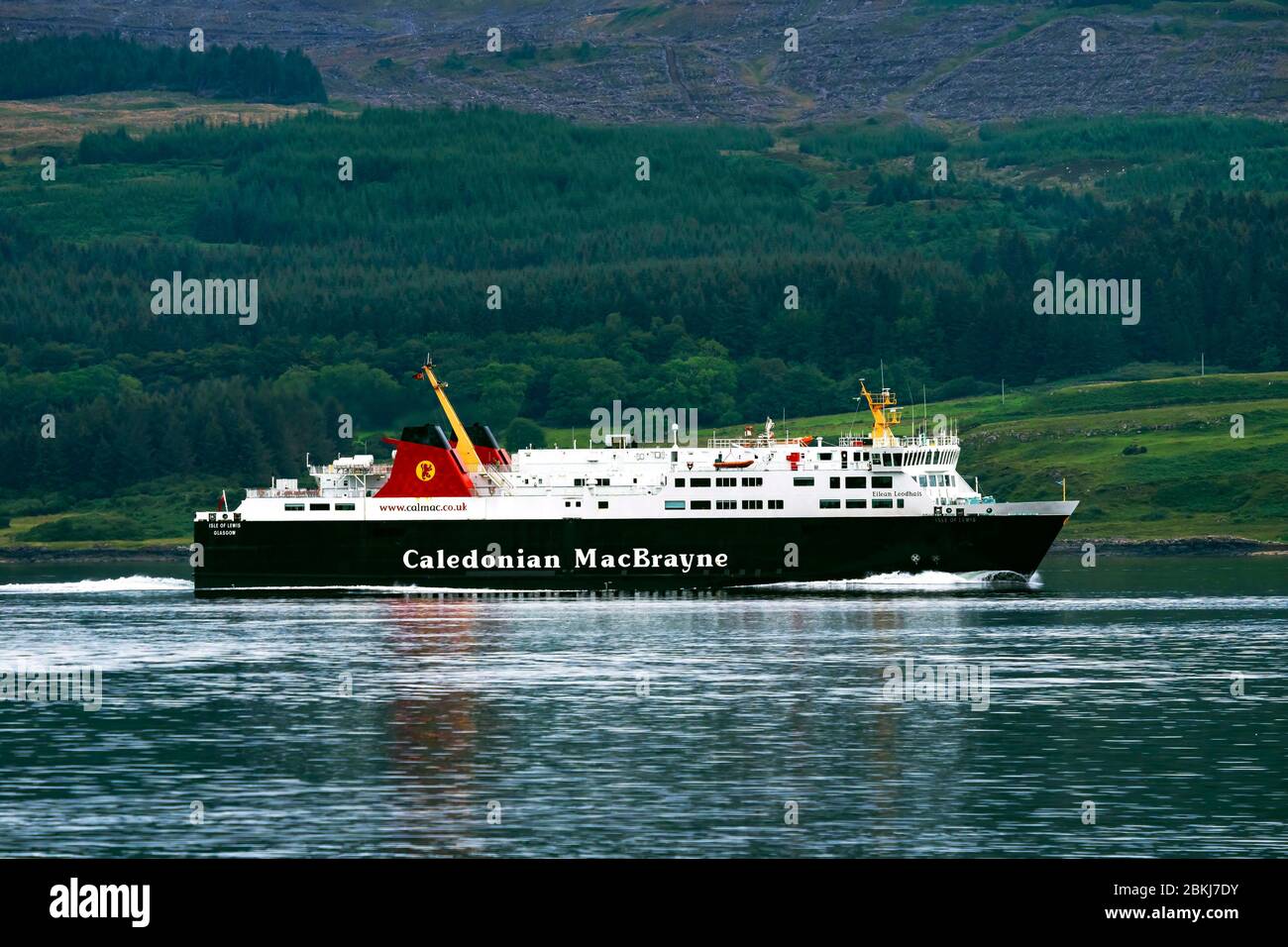 United Kingdom, Scotland, Highlands, Inner Hebrides, Isle of Mull, ferry to Oban Stock Photo