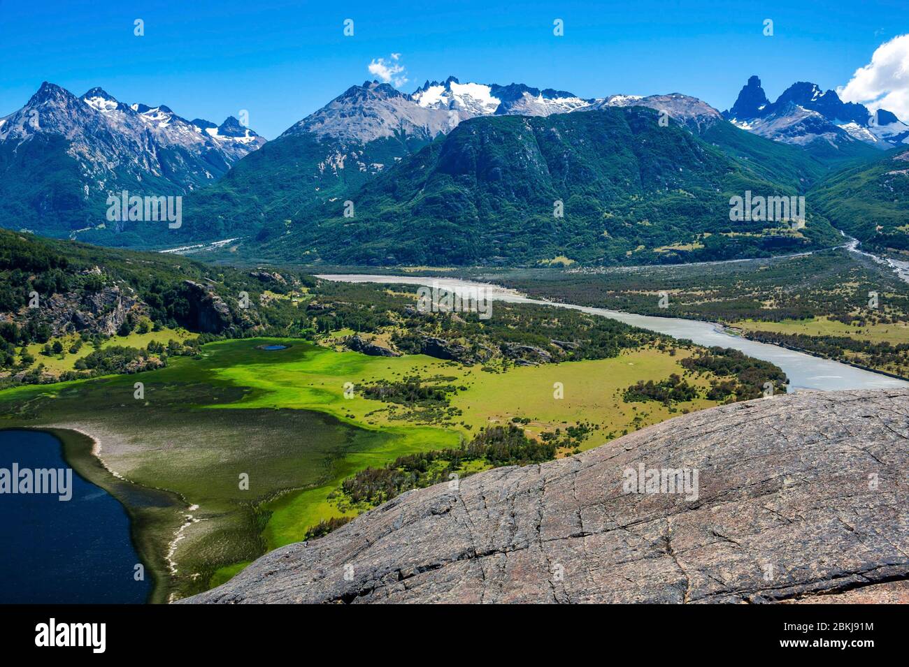 Chile, Patagonia, Aysen, Coyhaique, Balmaceda, Cerro Castillo National Park Stock Photo