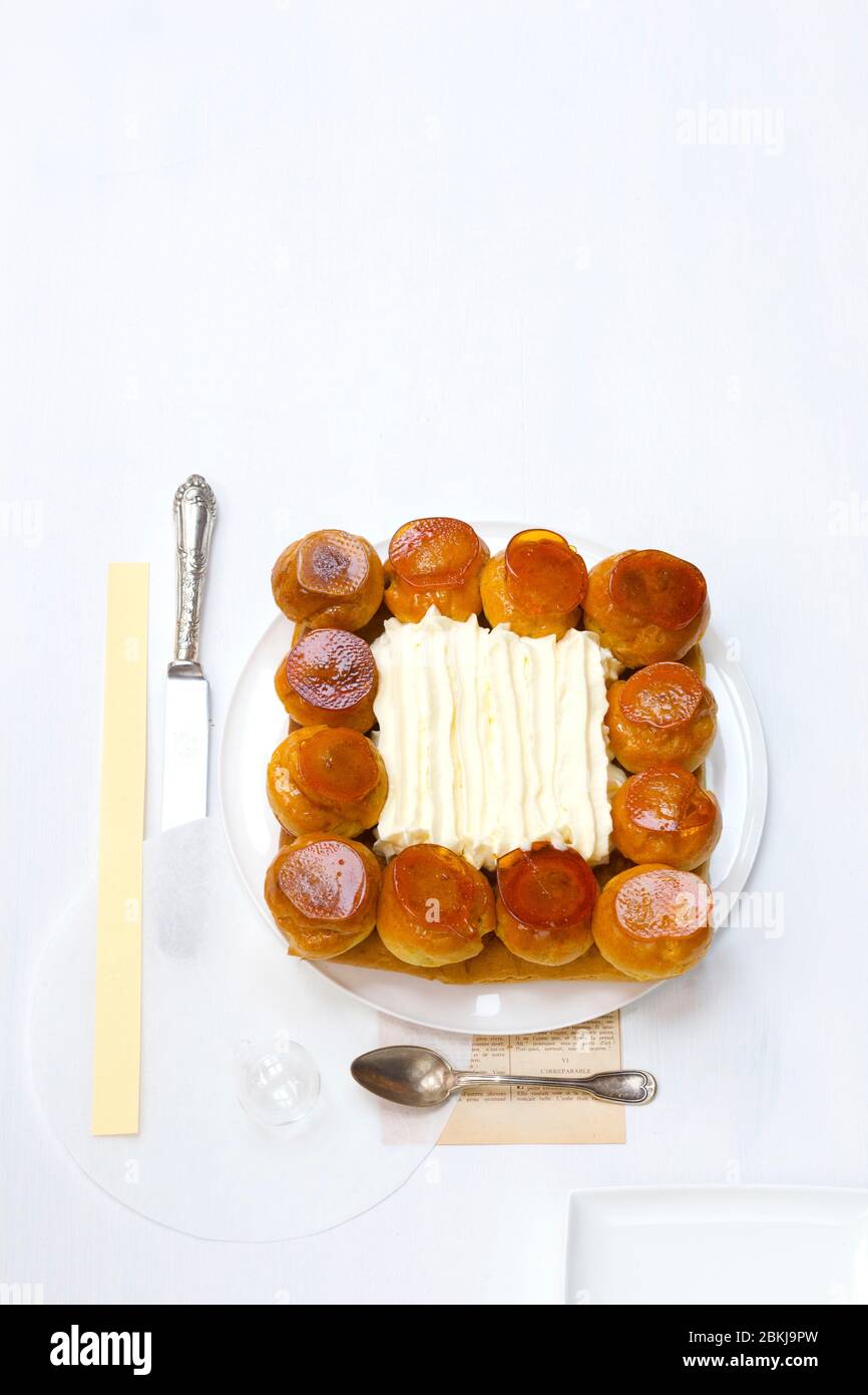 Saint Honore Cake High Resolution Stock Photography And Images Alamy