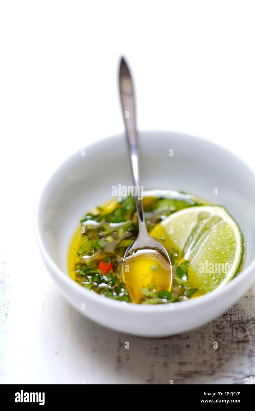 Marinade for mackerel Stock Photo