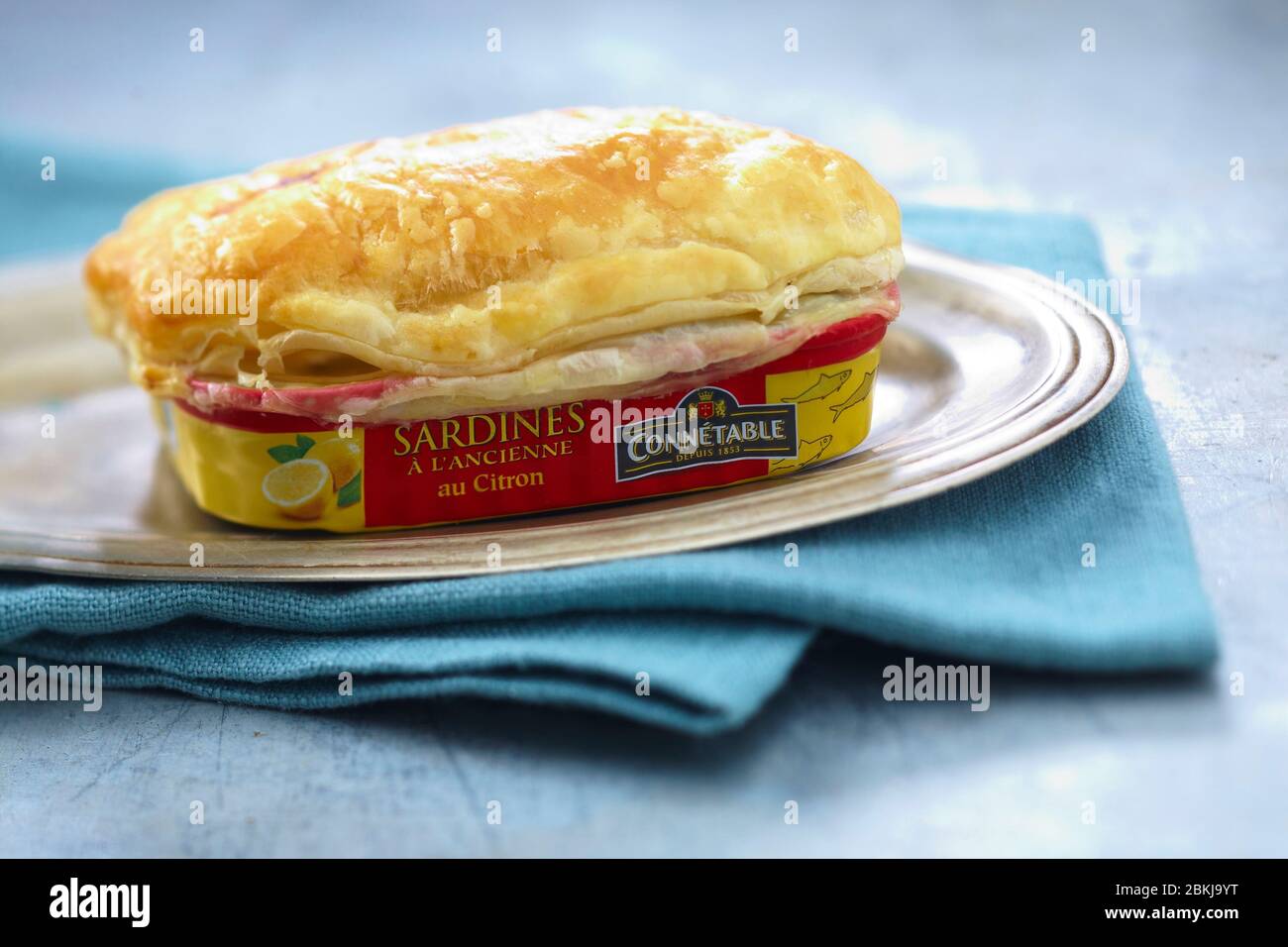 Sardines in crust Stock Photo
