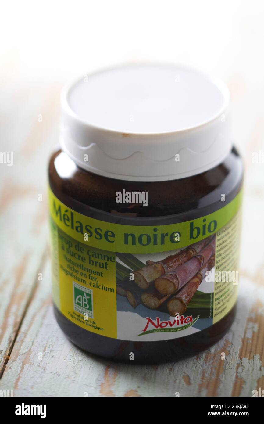 Organic ingredients, molasses Stock Photo Alamy