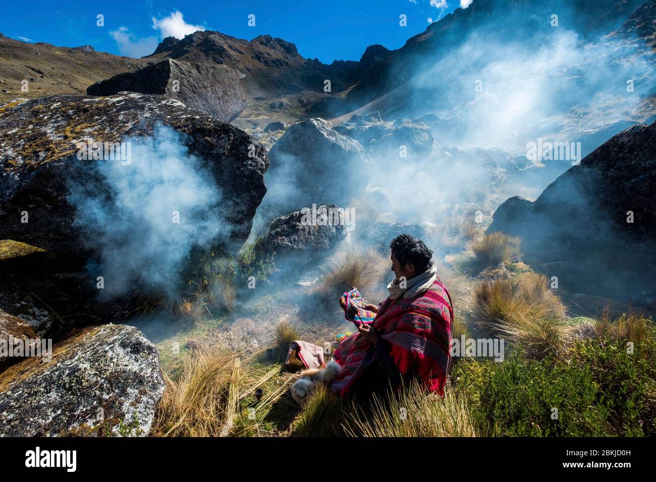 Peru Cusco Mahuayani Cordillera De Sinakara Q Ero Indigenous Community Quiko Clan Conclusion Of The Purification