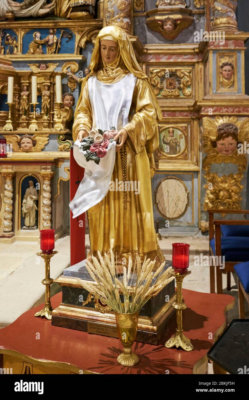 France, Var, Dracenie, Les Arcs sur Argens, Ste Roseline Chapel, St