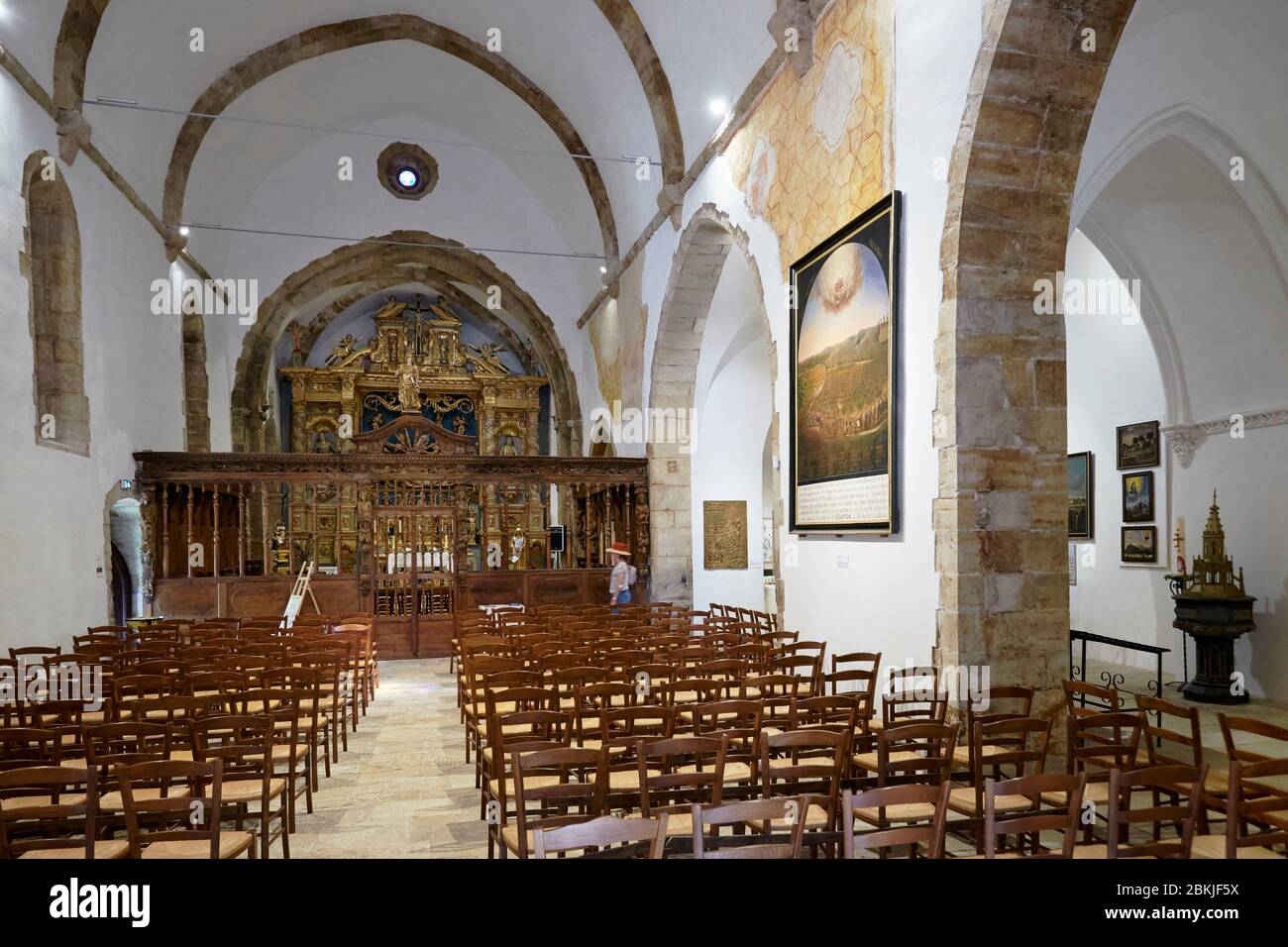 France, Var, Dracenie, Les Arcs sur Argens, Ste Roseline Chapel, High