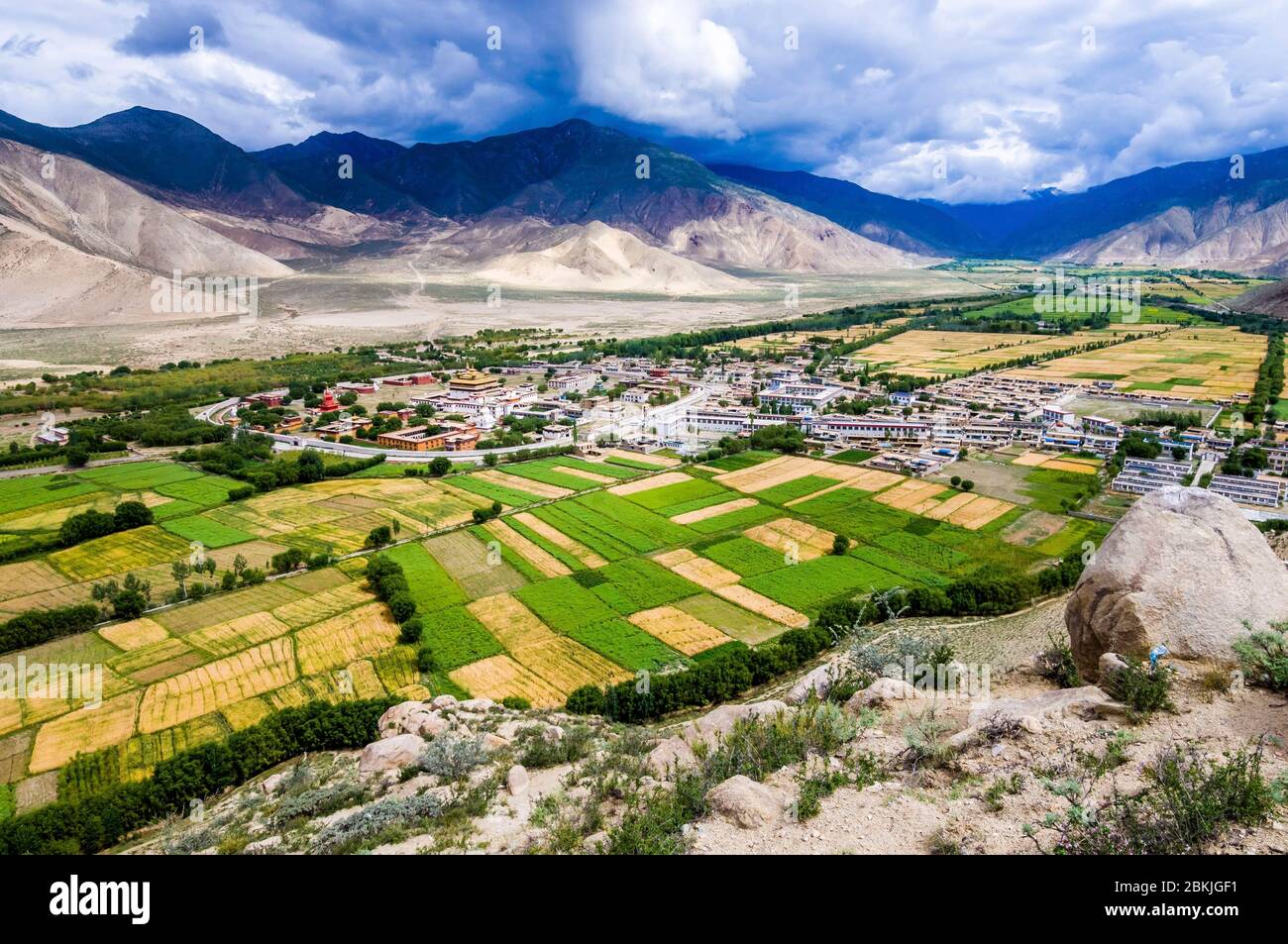 China, Central Tibet, Ü Tsang, Shannan, Samye monastery Stock Photo Alamy