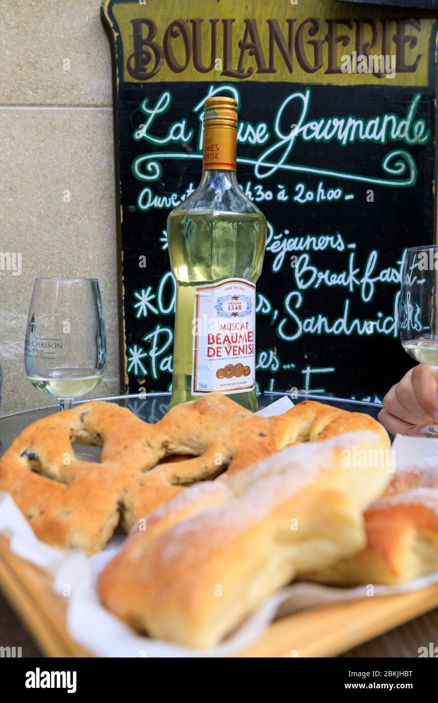 France, Vaucluse, Avignon, La Pause Gourmande bakery Stock Photo