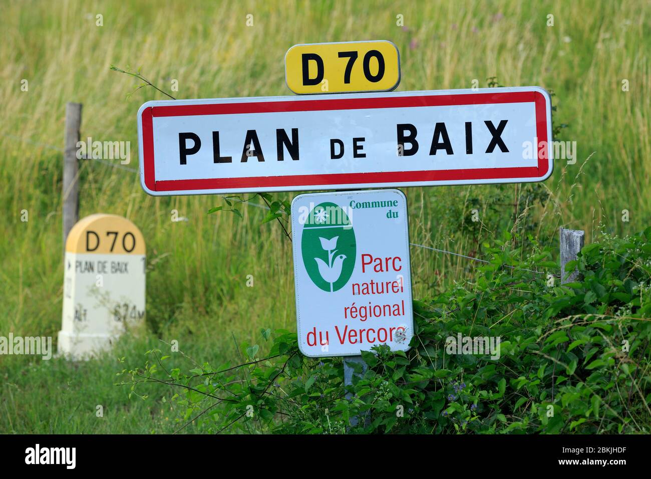 France, Drome, Vercors Regional Natural Park, Plan de Baix Stock Photo