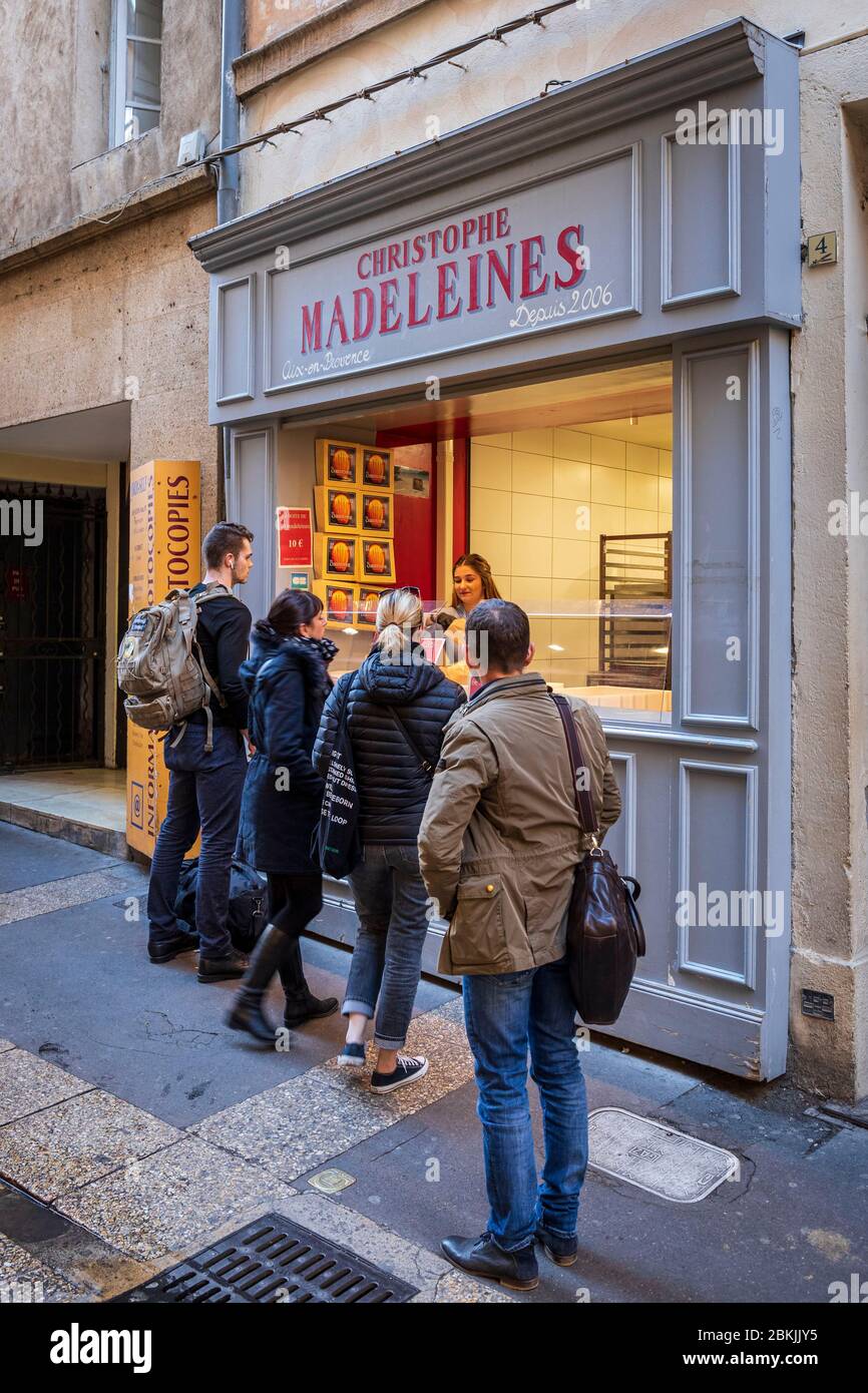 France, BouchesduRhône, AixenProvence, rue Gaston de Saporta