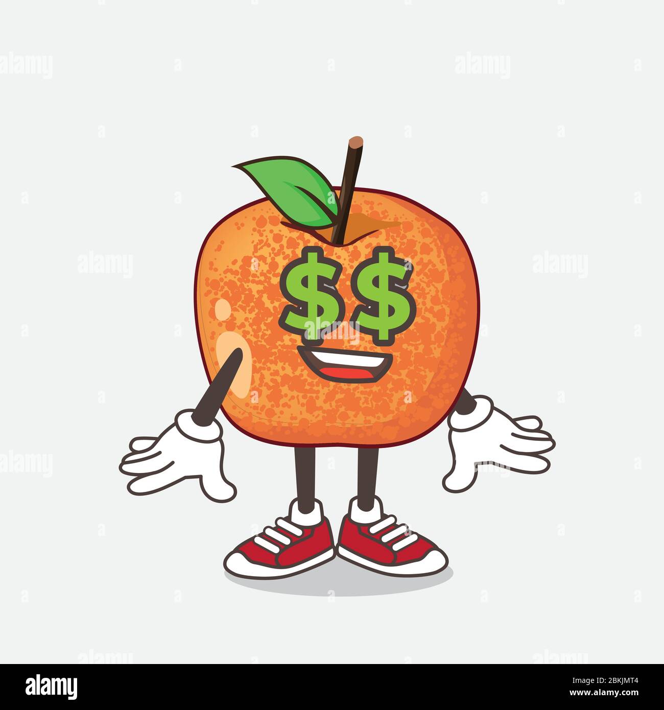 Dinosaur Eggs Pluots Fruit Mascot Character Vector Illustration Stock Vector
