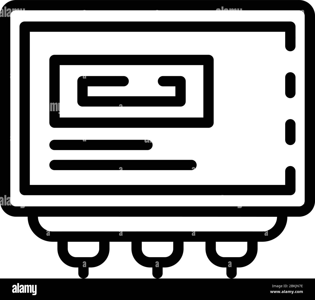Transformer icon, outline style Stock Vector Image & Art - Alamy