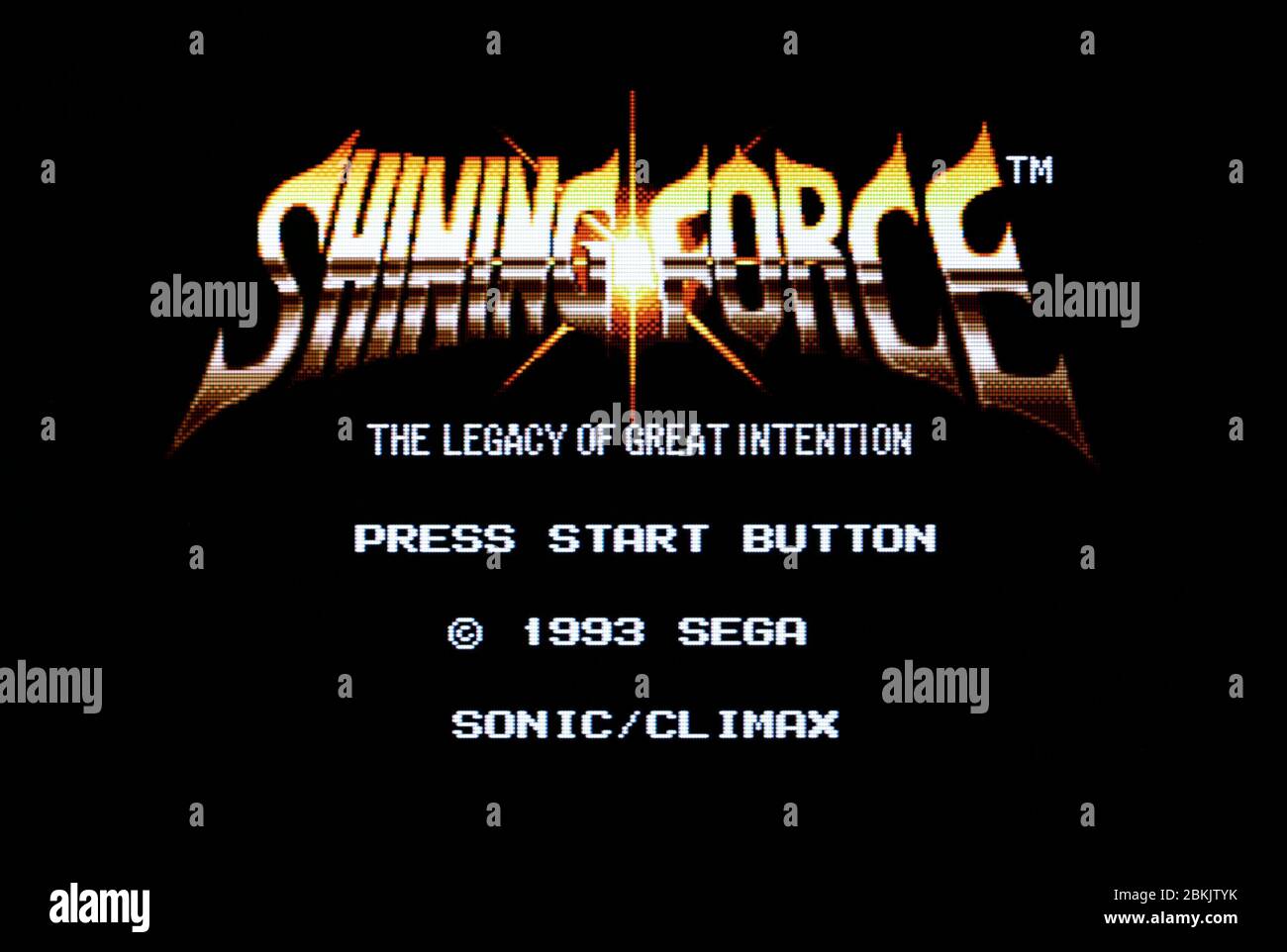 Shining Force - Sega Genesis Mega Drive - Editorial use only Stock Photo