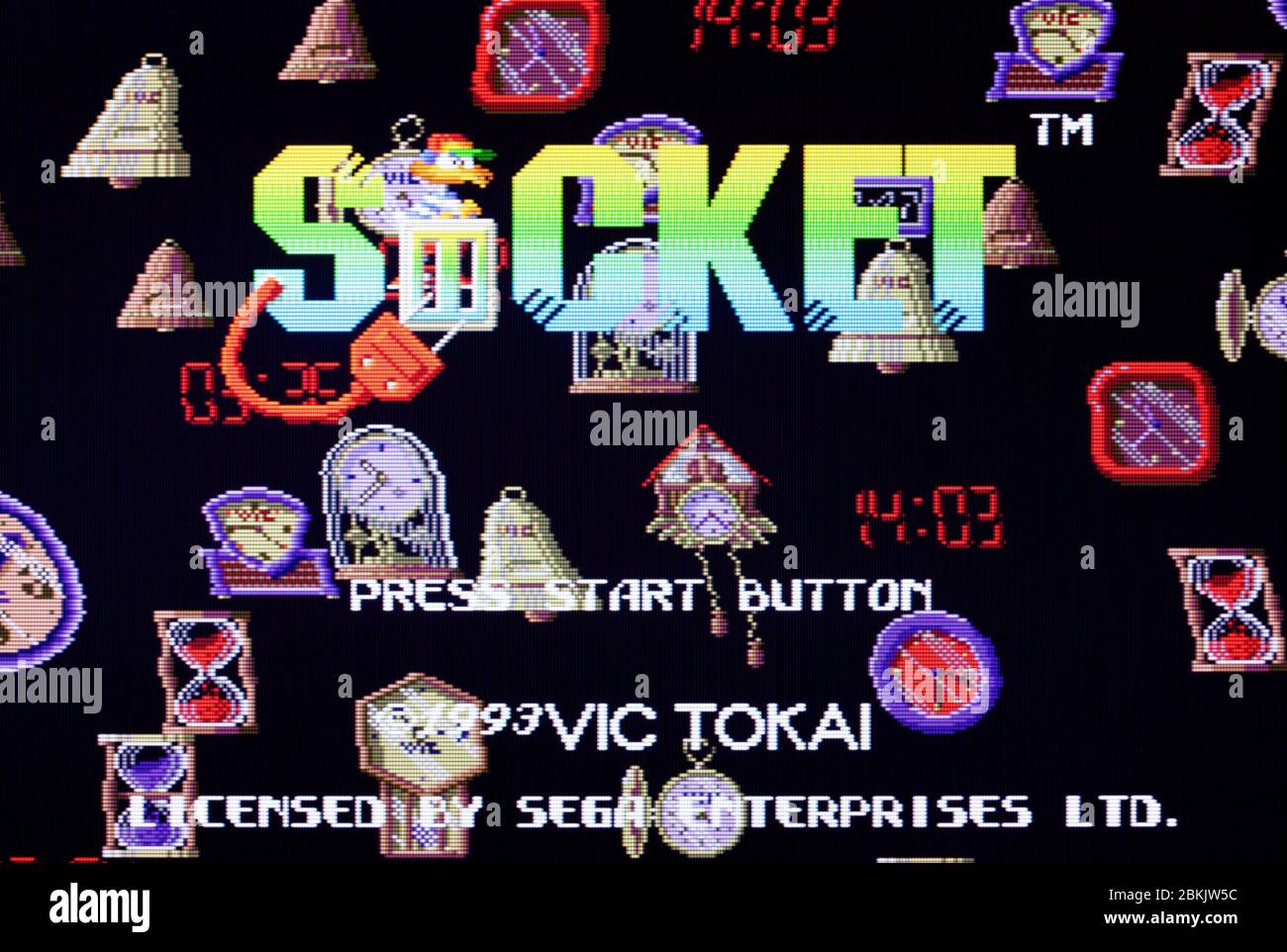 Socket Sega Genesis Mega Drive Editorial use only Stock Photo Alamy