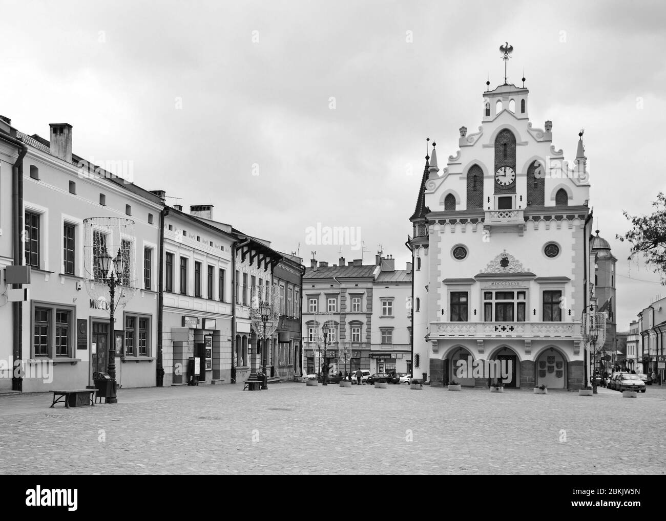 City hall in Rzeszow. Poland Stock Photo