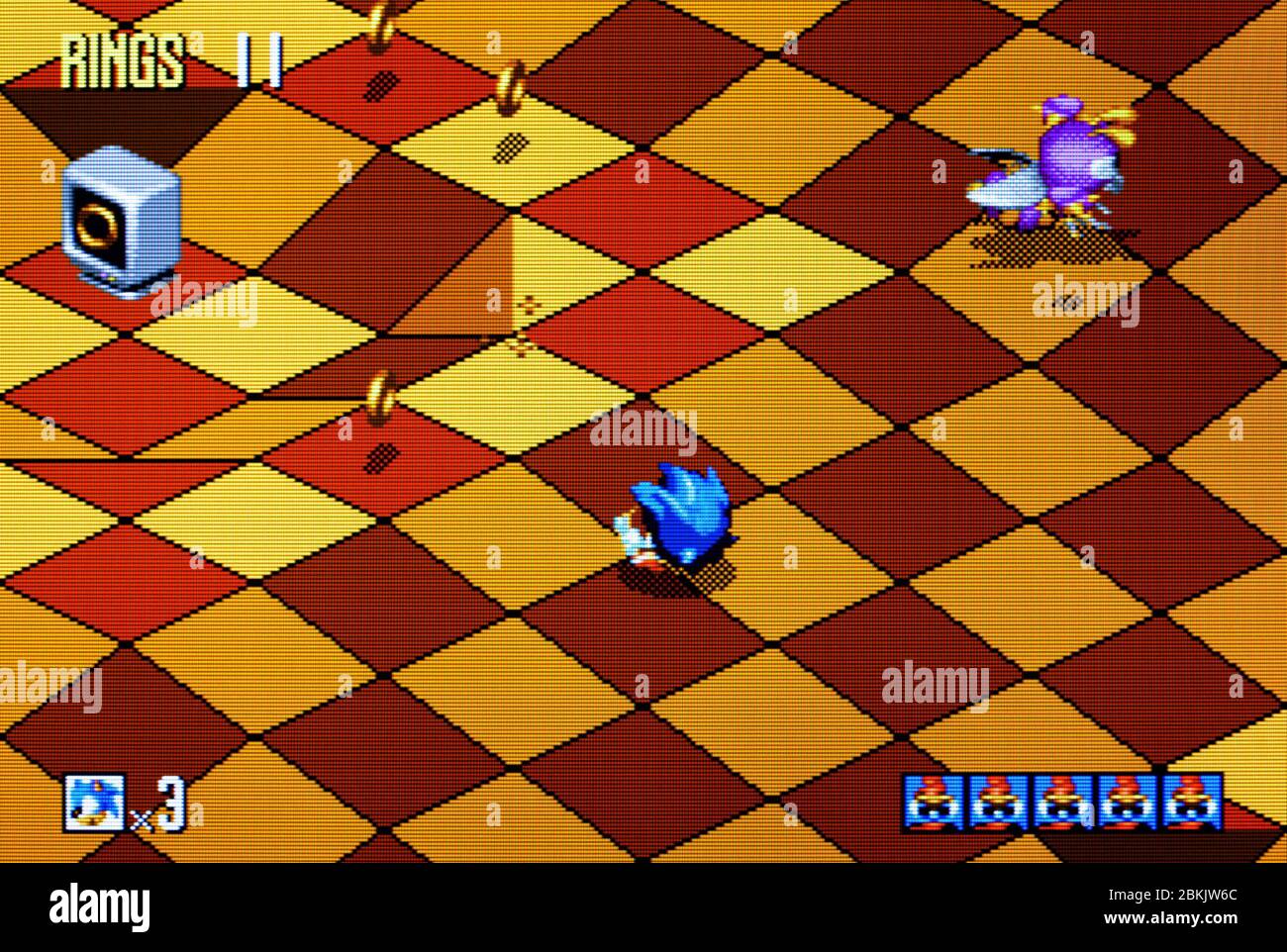 Sonic 3D E3 Demo - Sega Genesis Mega Drive - Editorial use only Stock Photo