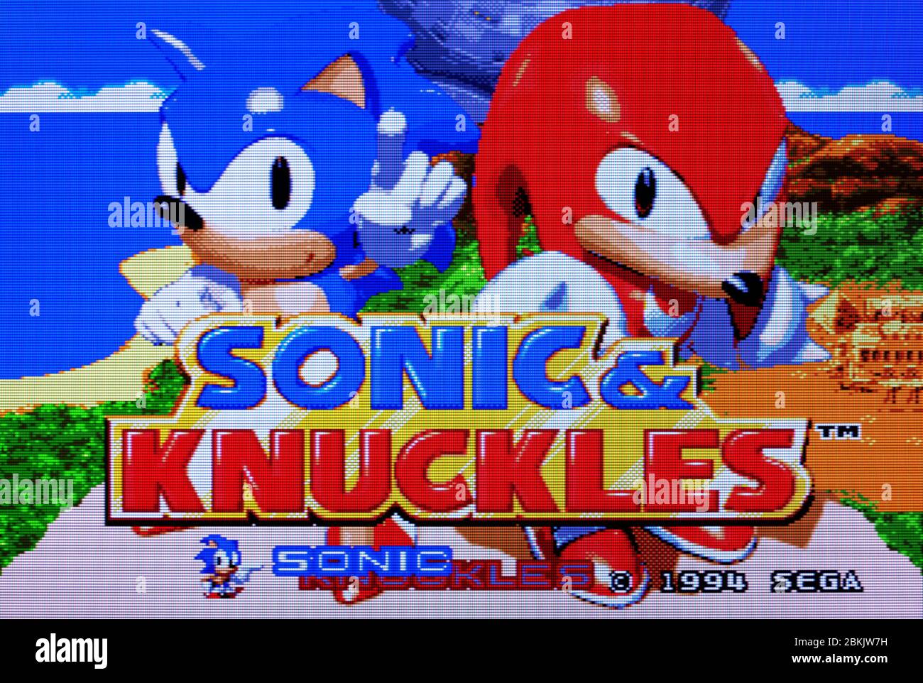 Sonic & Knuckles Sega Genesis Mega Drive Editorial use only Stock Photo Alamy