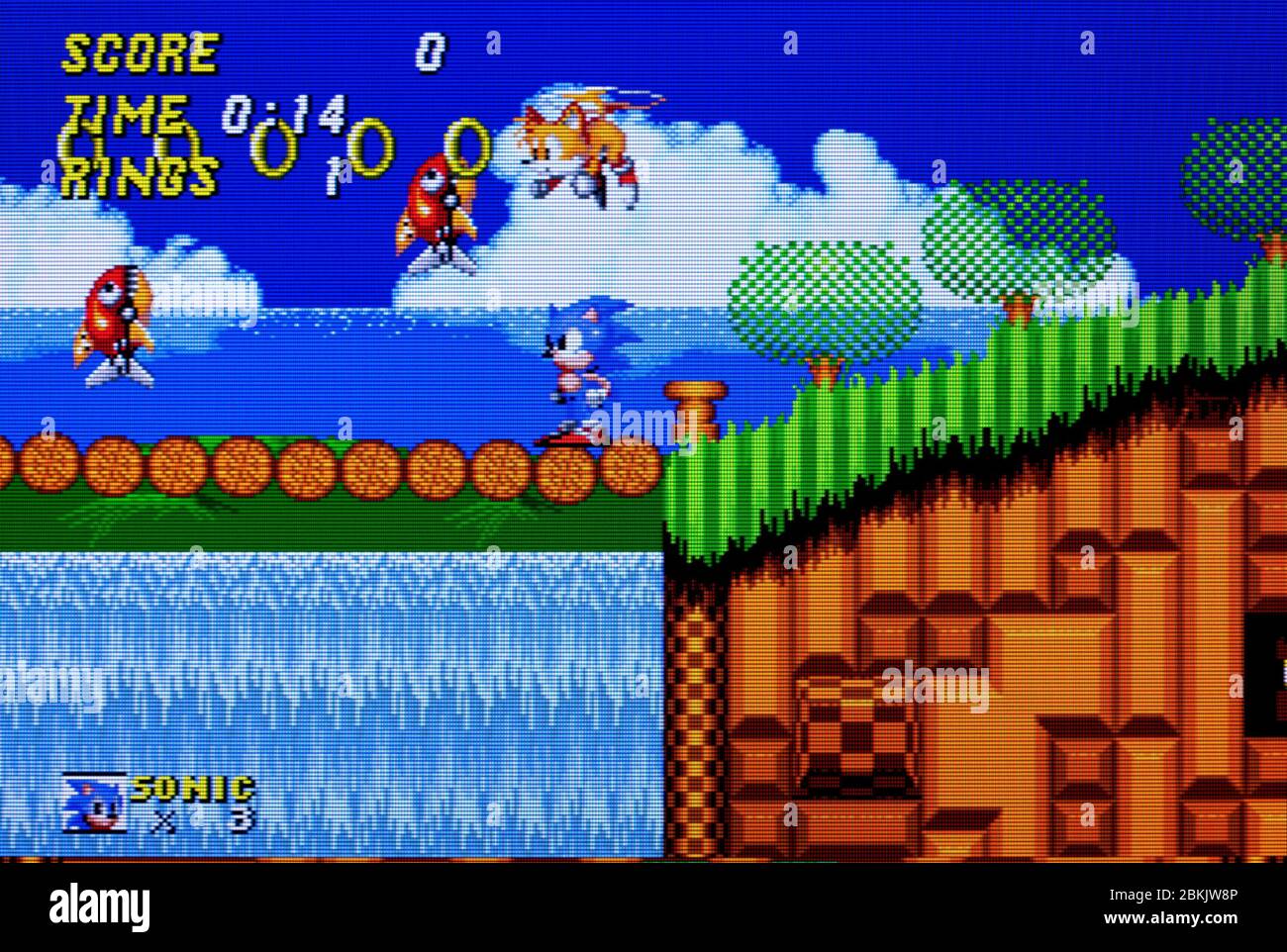 Sonic The Hedgehog 2 - Sega Genesis Mega Drive - Editorial use only Stock  Photo - Alamy