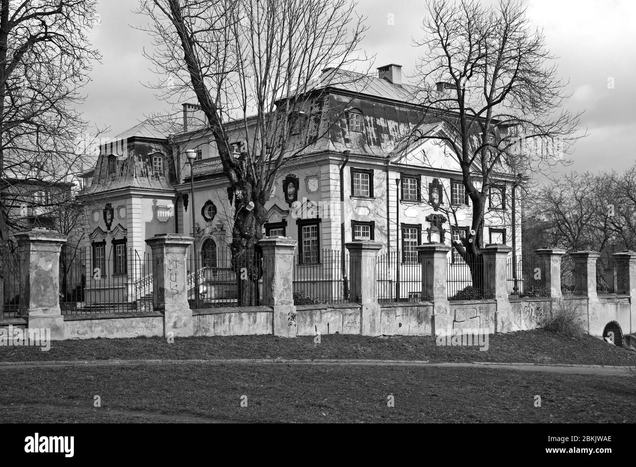 Lubomirski summer palace in Rzeszow. Poland Stock Photo