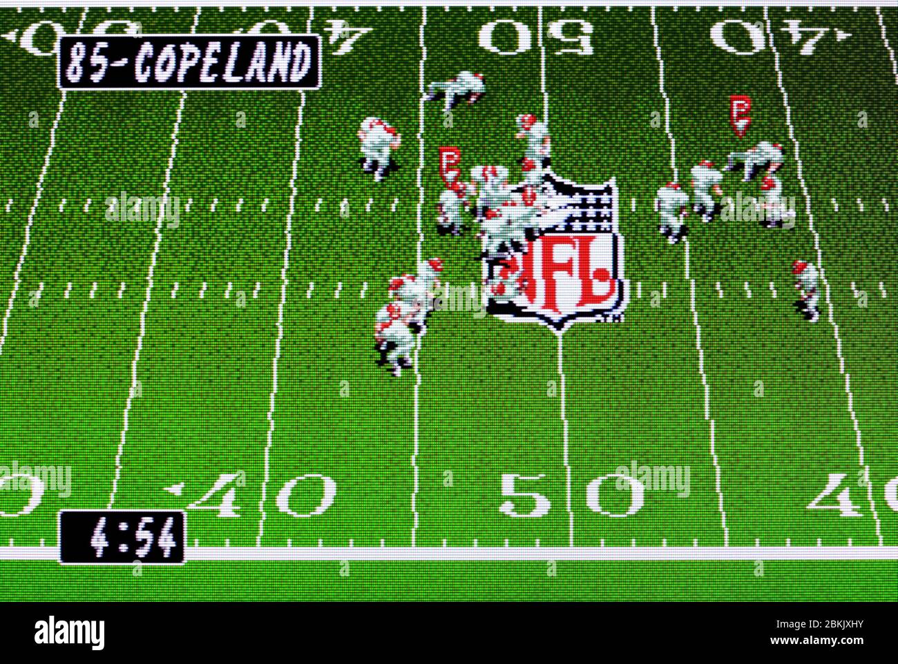 Tecmo Super Bowl II 2 - Sega Genesis Mega Drive - Editorial use only Stock Photo
