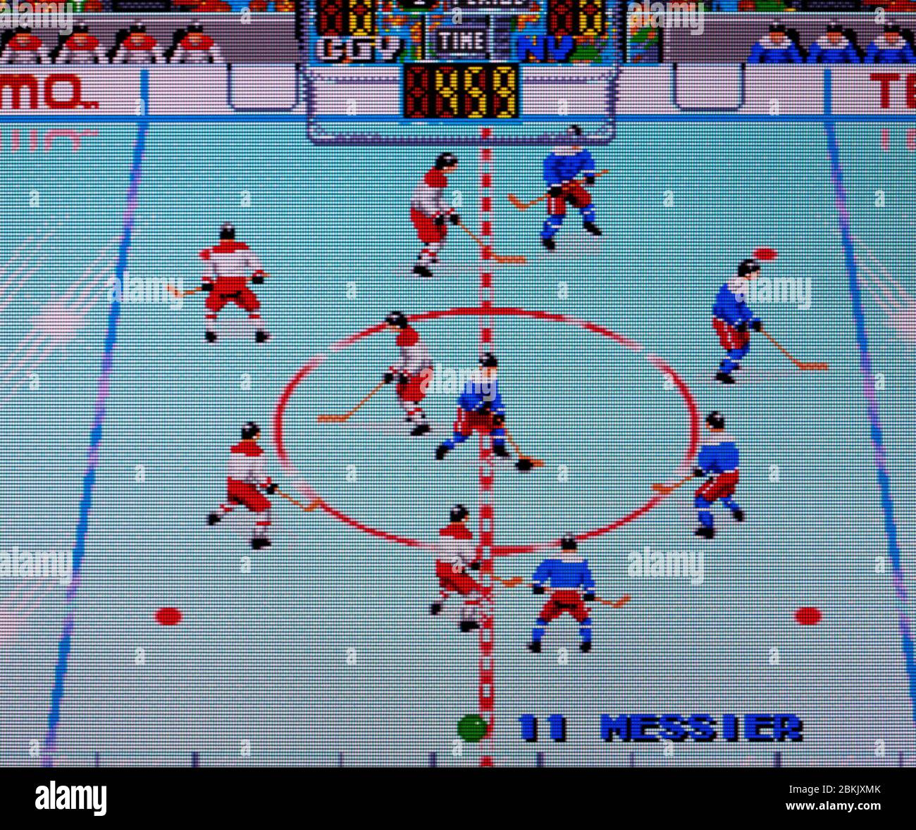 Tecmo Super Hockey - Sega Genesis Mega Drive - Editorial use only Stock Photo