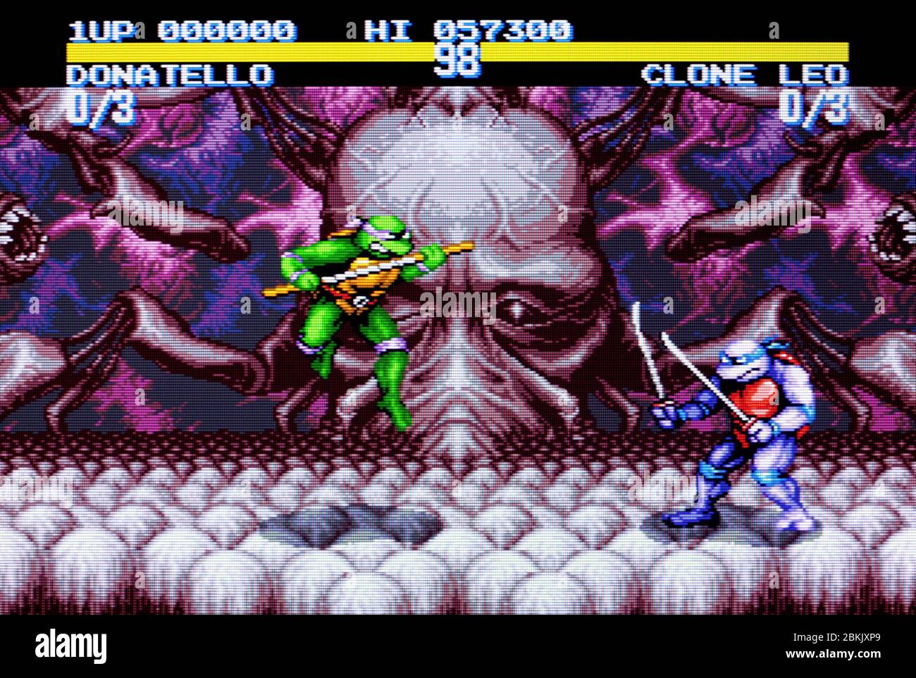 Teenage Mutant Ninja Turtles Tournament Fighters - Sega Genesis Mega Drive  - Editorial use only Stock Photo - Alamy