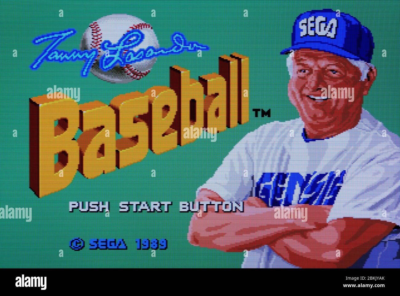 Tommy Lasorda Baseball Sega Genesis Game 