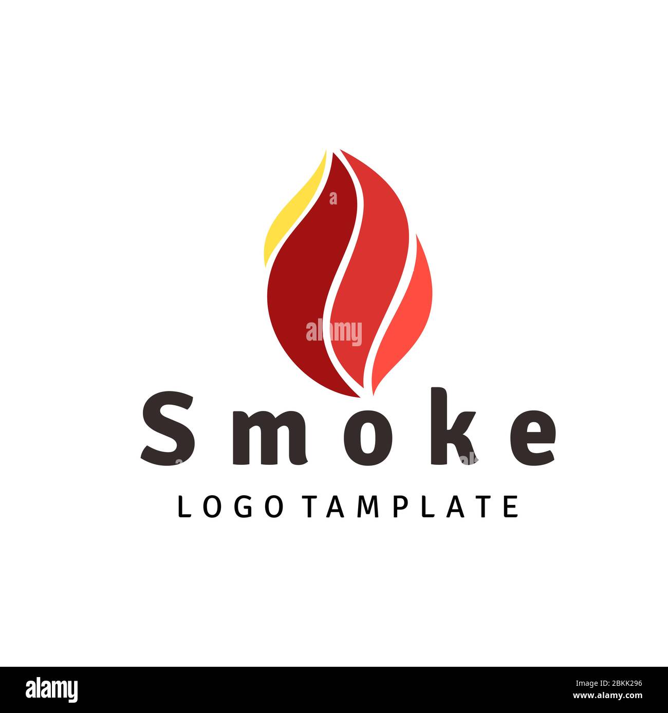 Fire Flame logo design inspiration Stock Vector
