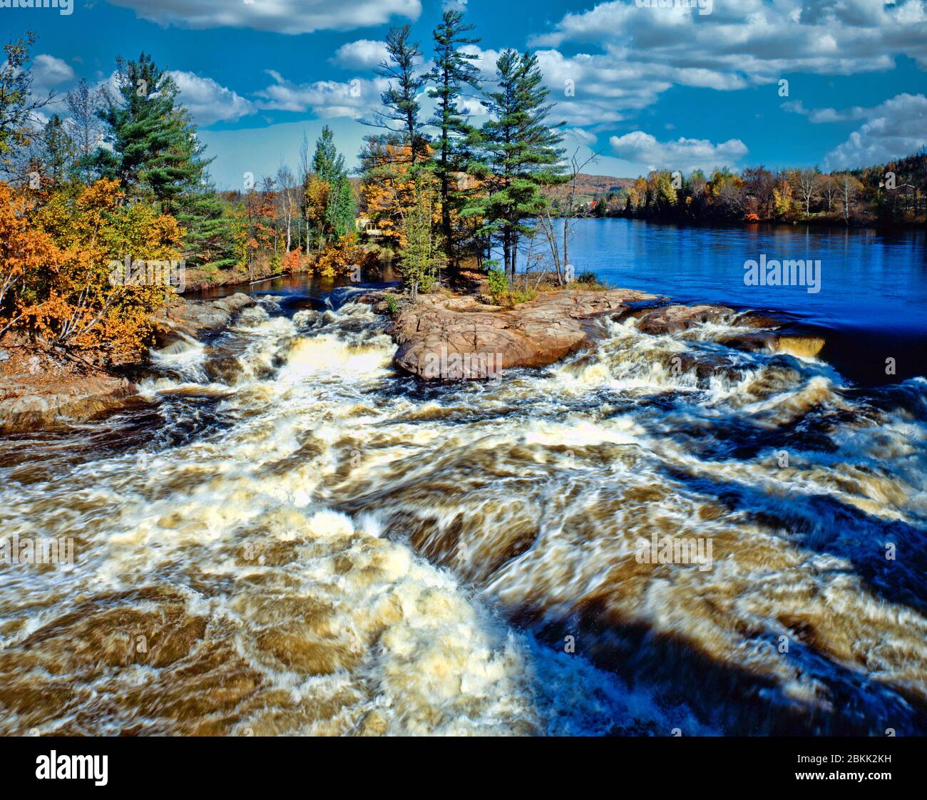Riviere-Du-Loup, Quebec, Canada, North America, power plant, hydro plant, hydro, dam, electric power Stock Photo