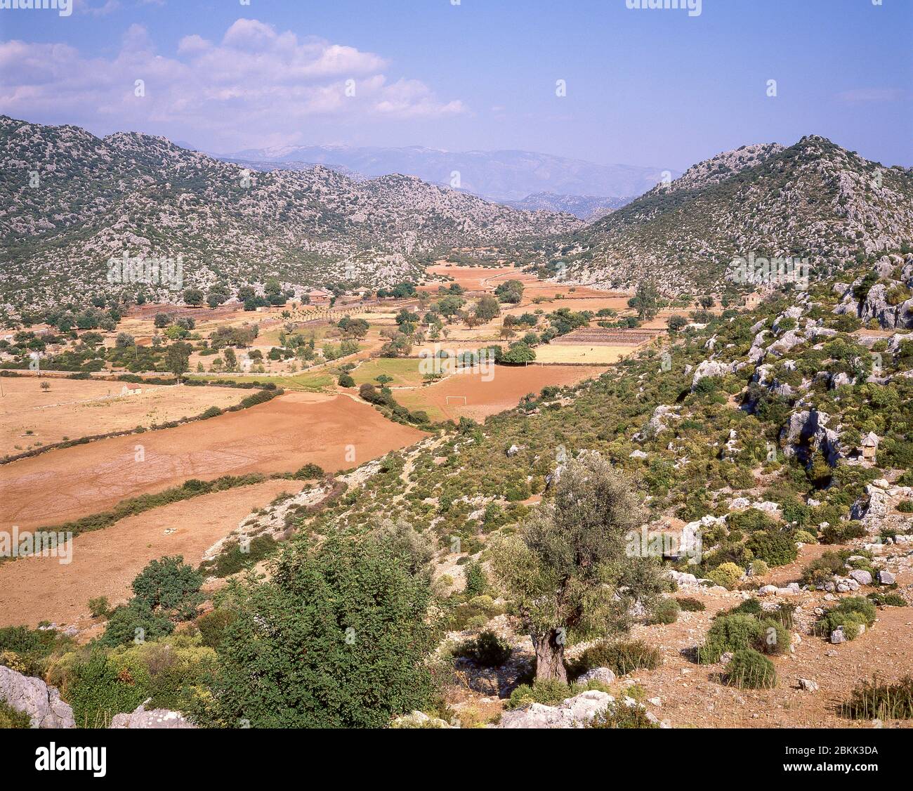 Countryside near Ucagiz, Antalya Province, Republic of Turkey Stock Photo