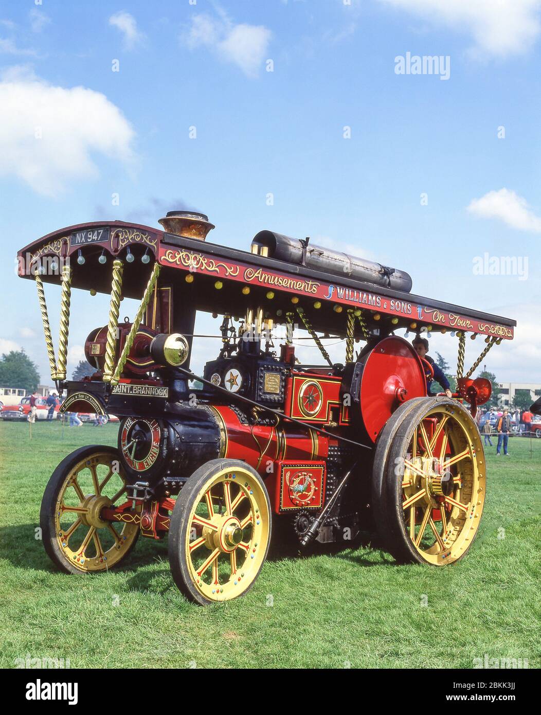 Saint Brannock traction engine, Lincolnshire Steam & Vintage Rally, Louth, Lincolnshire, England, United Kingdom Stock Photo