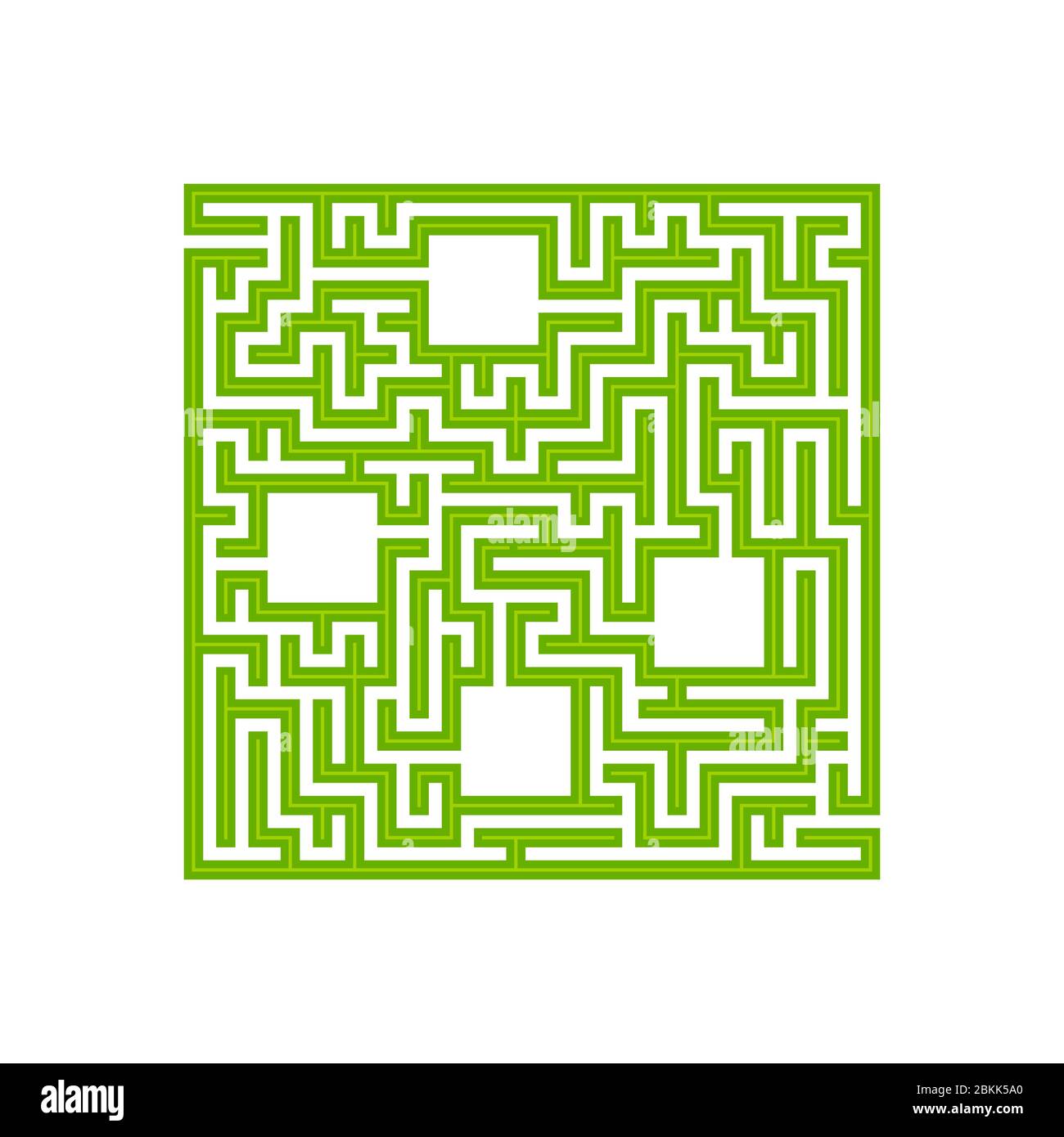 Abstact labyrinth. Game for kids. Puzzle for children. Maze conundrum. Find the right path. Color vector illustration. Stock Vector
