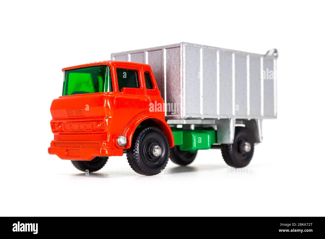 Lesney Products Matchbox model toy car 1-75 series no.26 GMC Tipper Truck Stock Photo