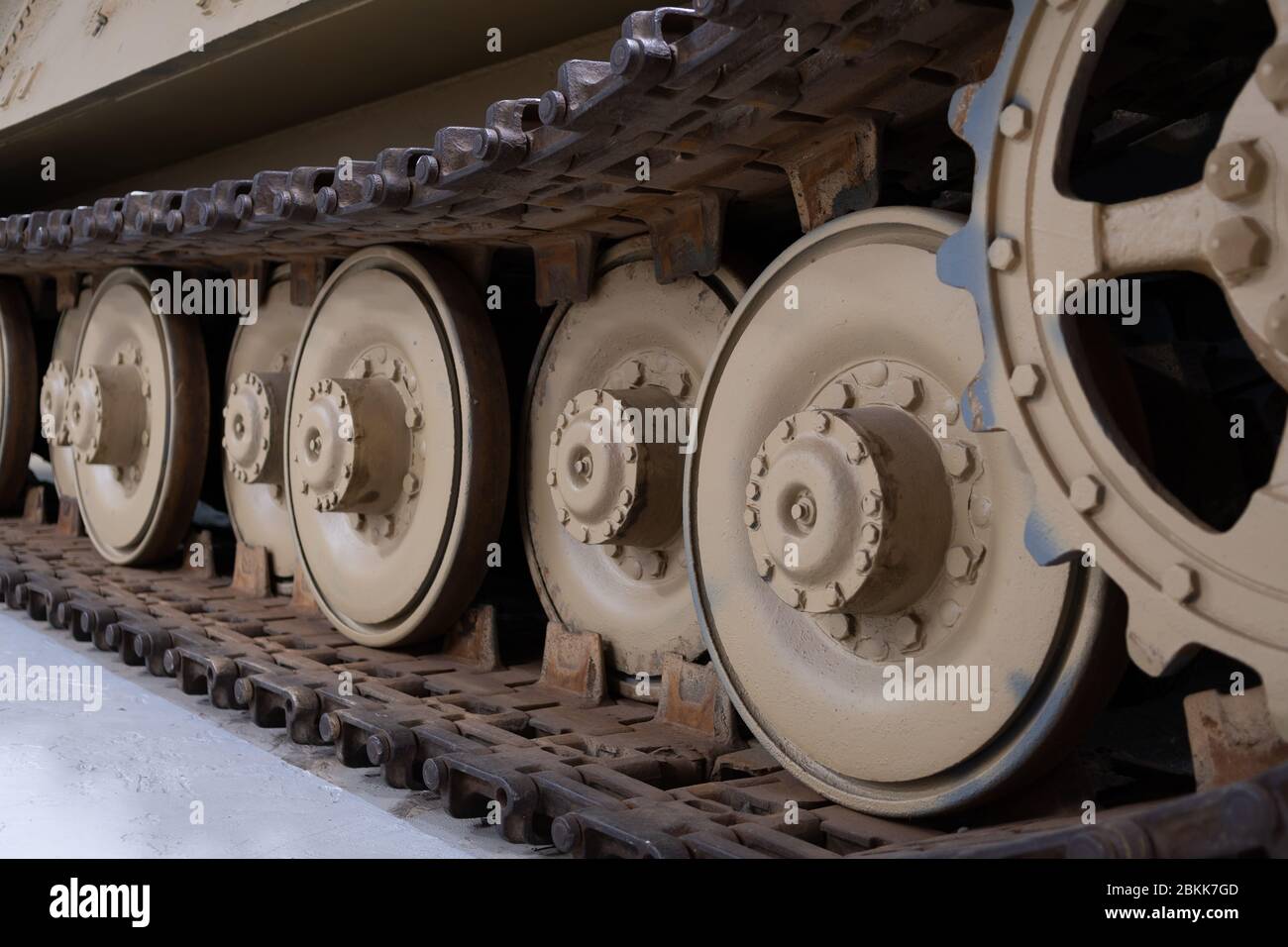 Close up of tank tracks Stock Photo Alamy