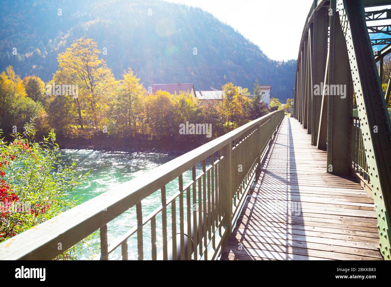 Arched metal bridge hi-res stock photography and images - Alamy