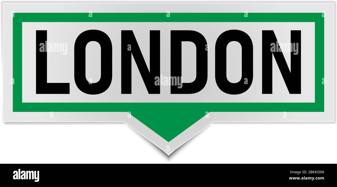 green london speech bubble icon. speech bubble vector eps10 Stock Vector