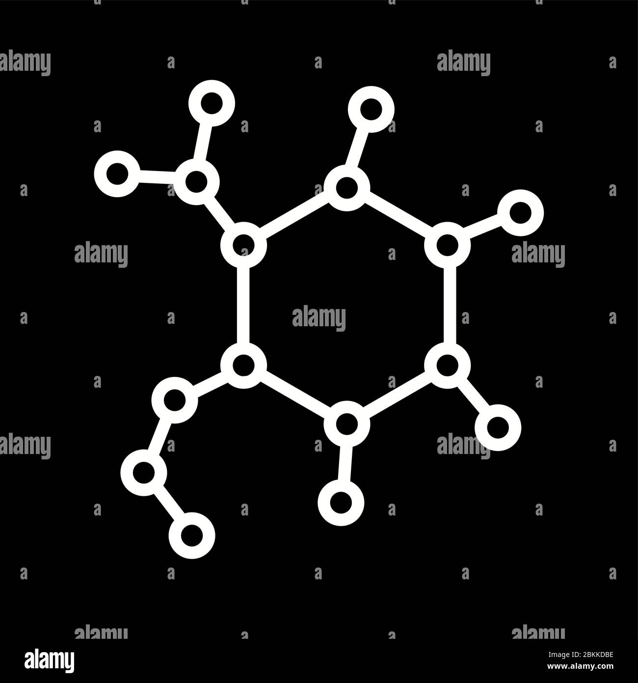 Beautigul science vector line icon Stock Vector