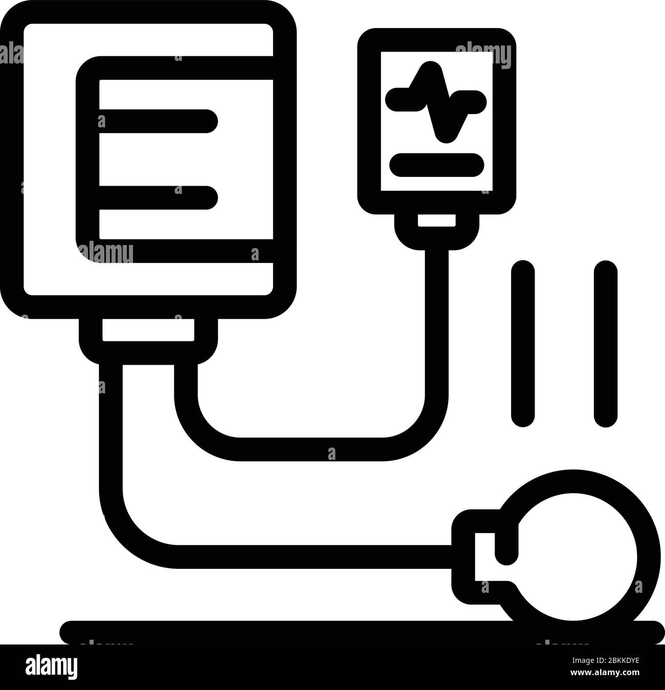 Blood transfusion icon, outline style Stock Vector Image & Art Alamy