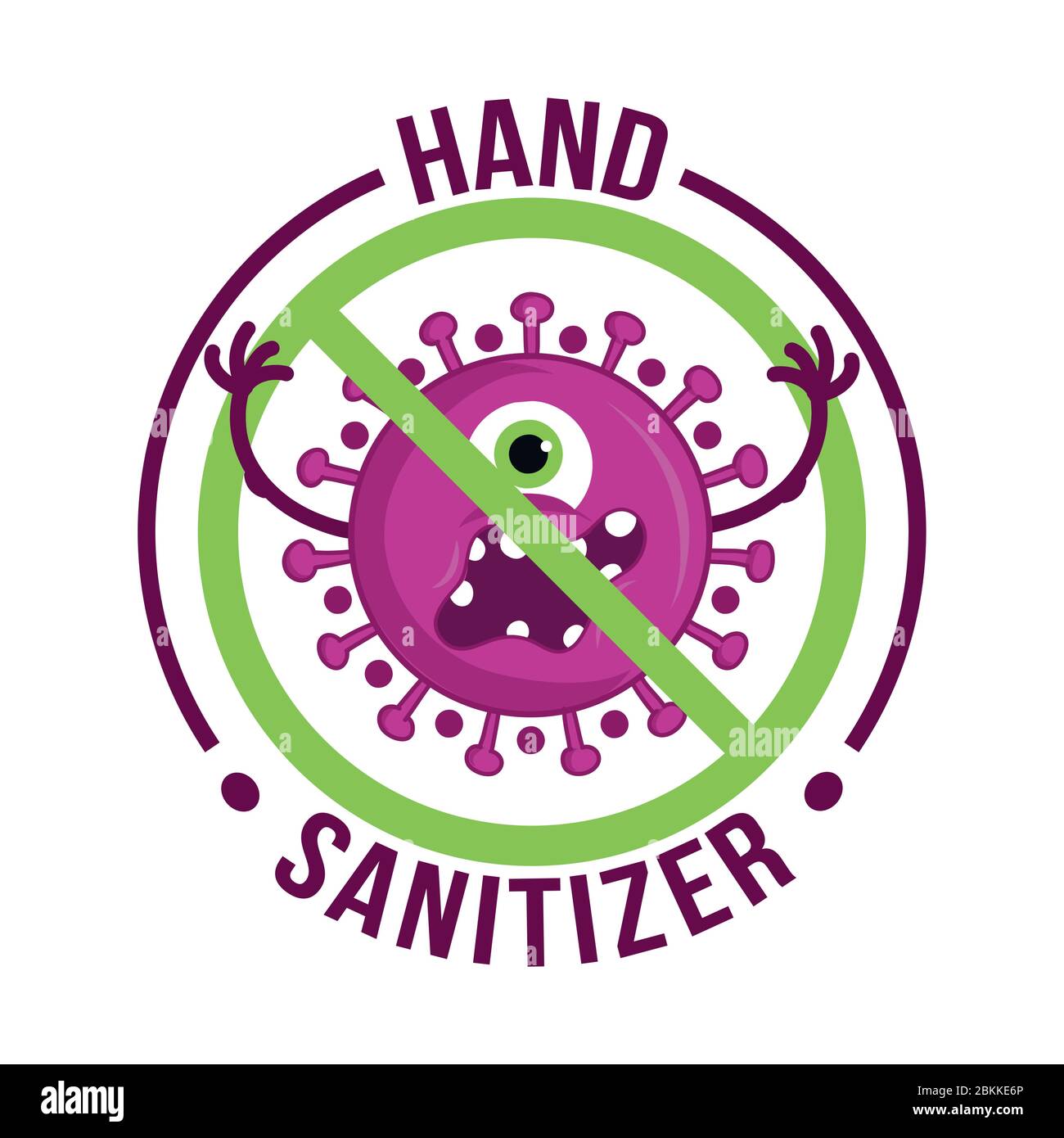 Hand sanitizer Antiviral antibacterial formula vector icon. Antibacterial soap or antiseptic