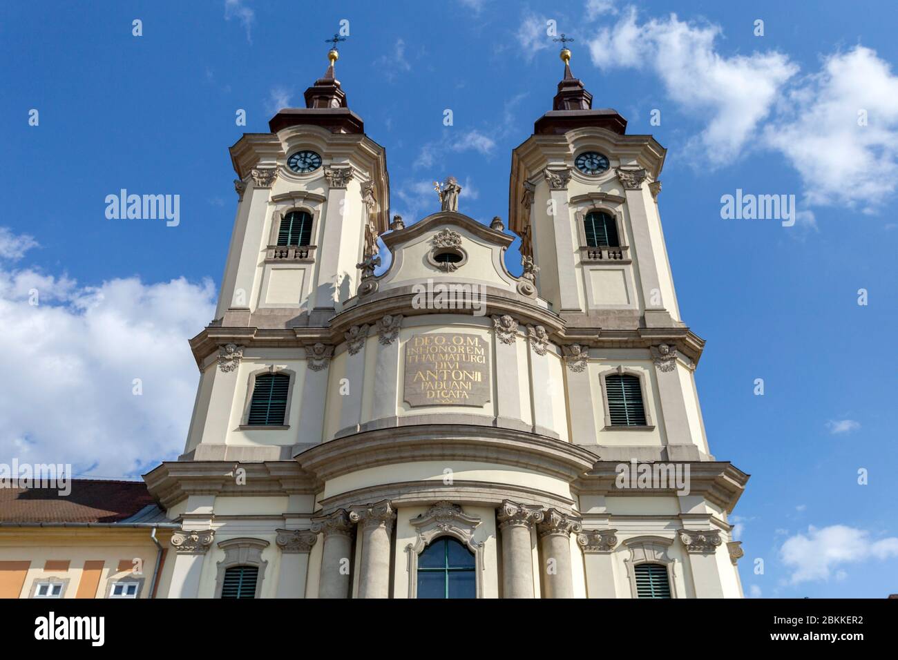 Minorite church in Eger, Hungary Stock Photo