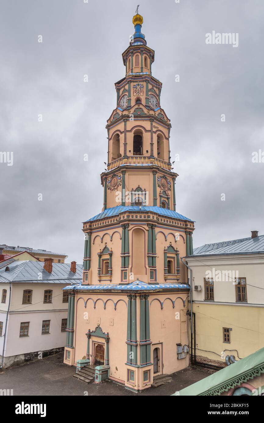 Petropavlovsky cathedral, 1726, Kazan, Tatarstan, Russia Stock Photo