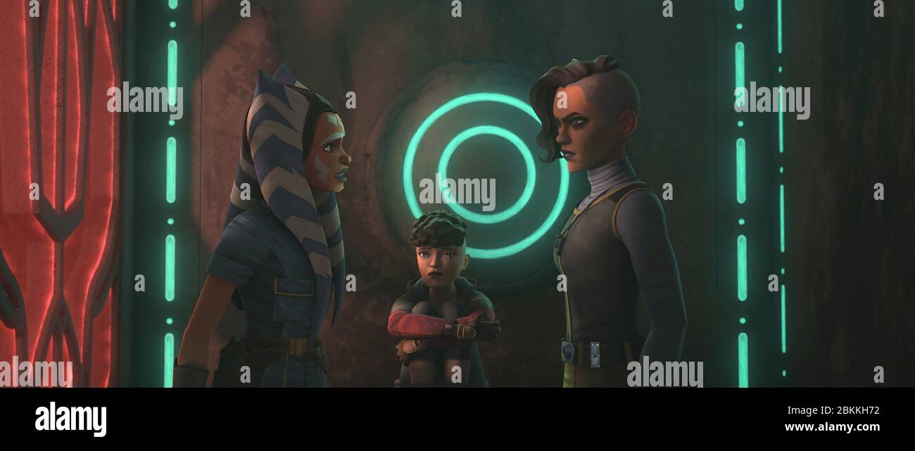STAR WARS: THE CLONE WARS, from left: Ahsoka Tano (voice: Ashley ...