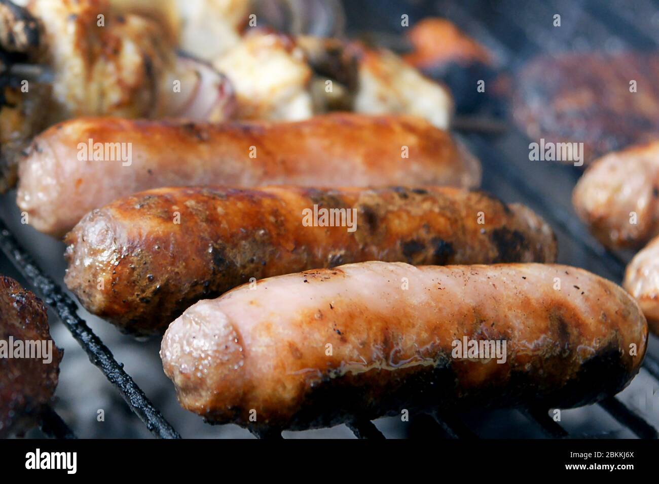 outdoor cooking, Australia Day, barbeque Stock Photo