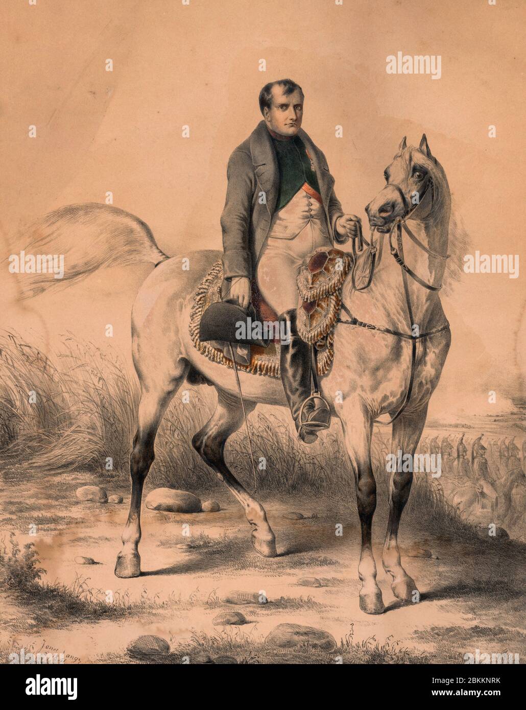 Napoleon by Janet Lange, circa 1841 Stock Photo