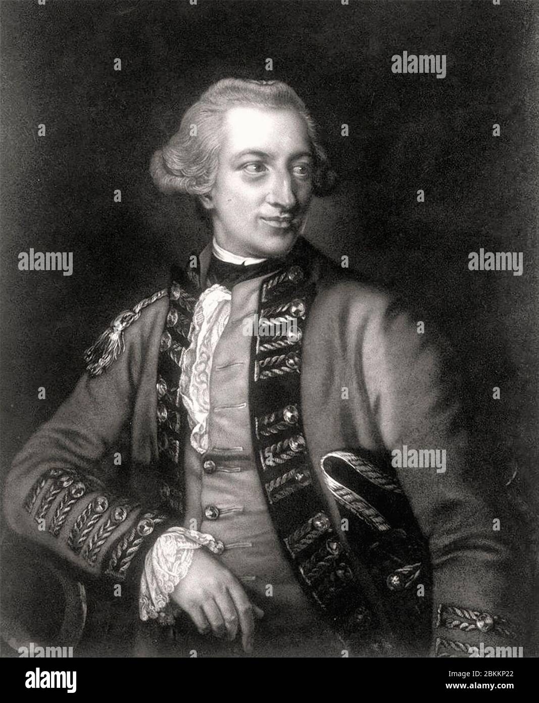 Hugh Percy, 2nd Duke of Northumberland (1742-1817) - Valentine Green, 1777 Stock Photo