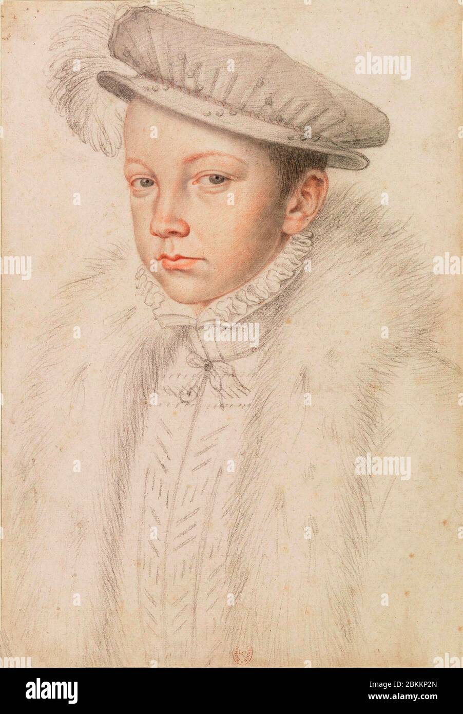 Francis II of France - Francois Clouet, 1560 Stock Photo