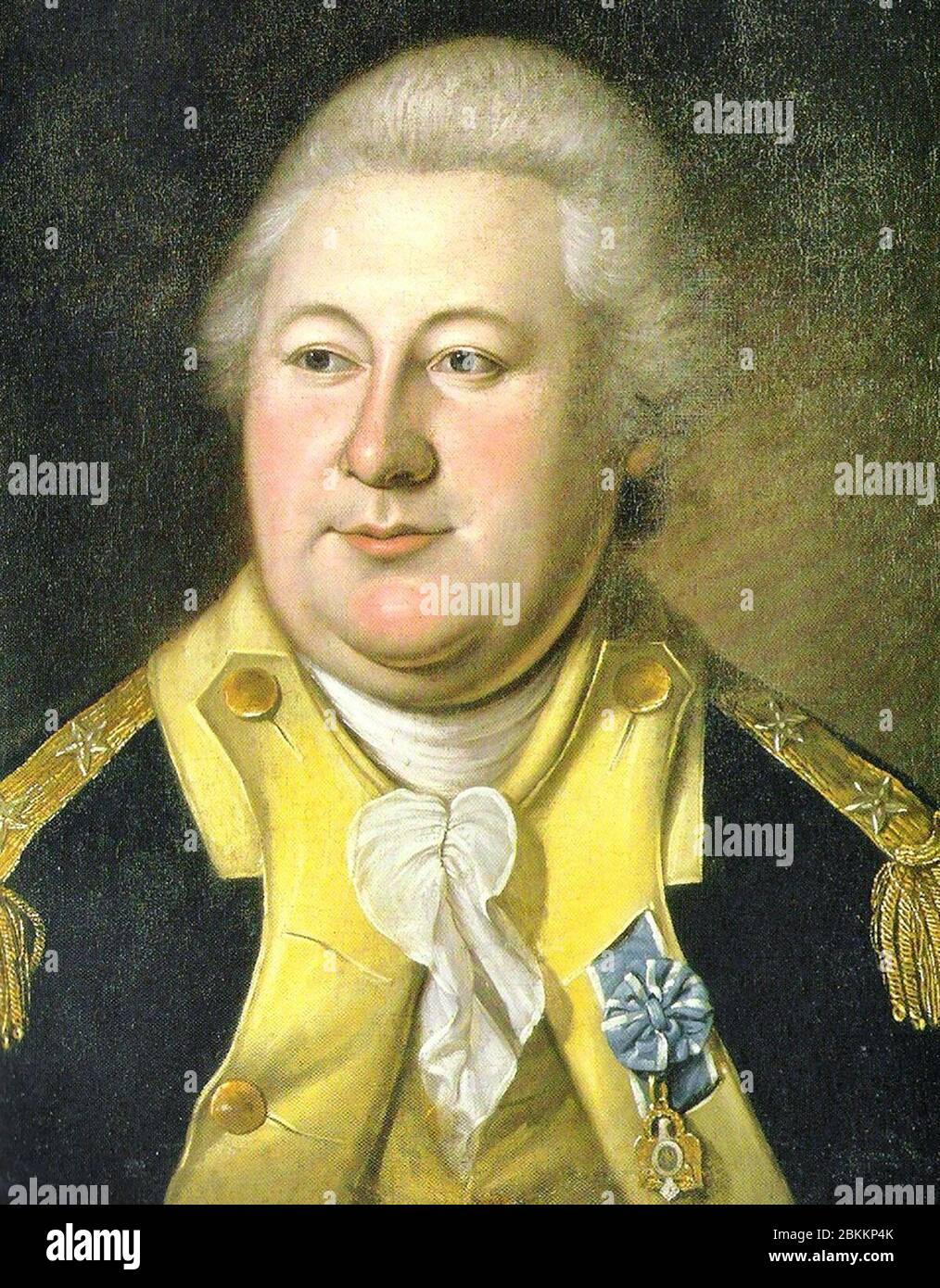 Portrait of Henry Knox - Charles Willson Peale, 1784 Stock Photo